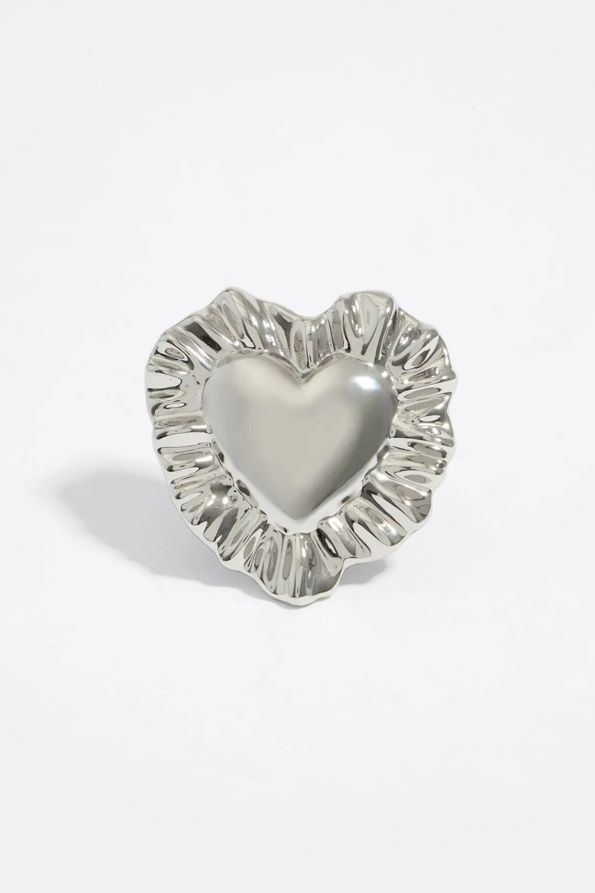 Mujer BIMBA Y LOLA Anillos<Anillo Cojin Corazon Plateado