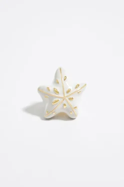 Mujer BIMBA Y LOLA Anillos<Anillo Estrella De Mar Marfil