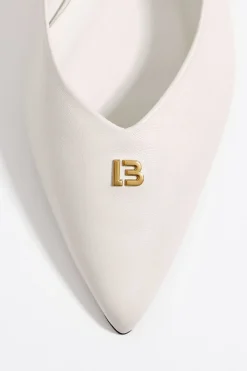 Mujer BIMBA Y LOLA Zapatos Planos<Bailarina Destalonada Piel Marfil