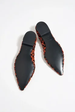 Mujer BIMBA Y LOLA Zapatos Planos<Bailarina Trenzado Bicolor Naranja