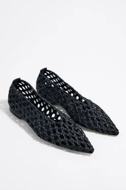 Mujer BIMBA Y LOLA Zapatos Planos<Bailarina Trenzado Negra