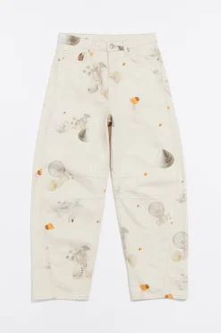 Mujer BIMBA Y LOLA Denim<Barrel - Vaquero Waves Marfil