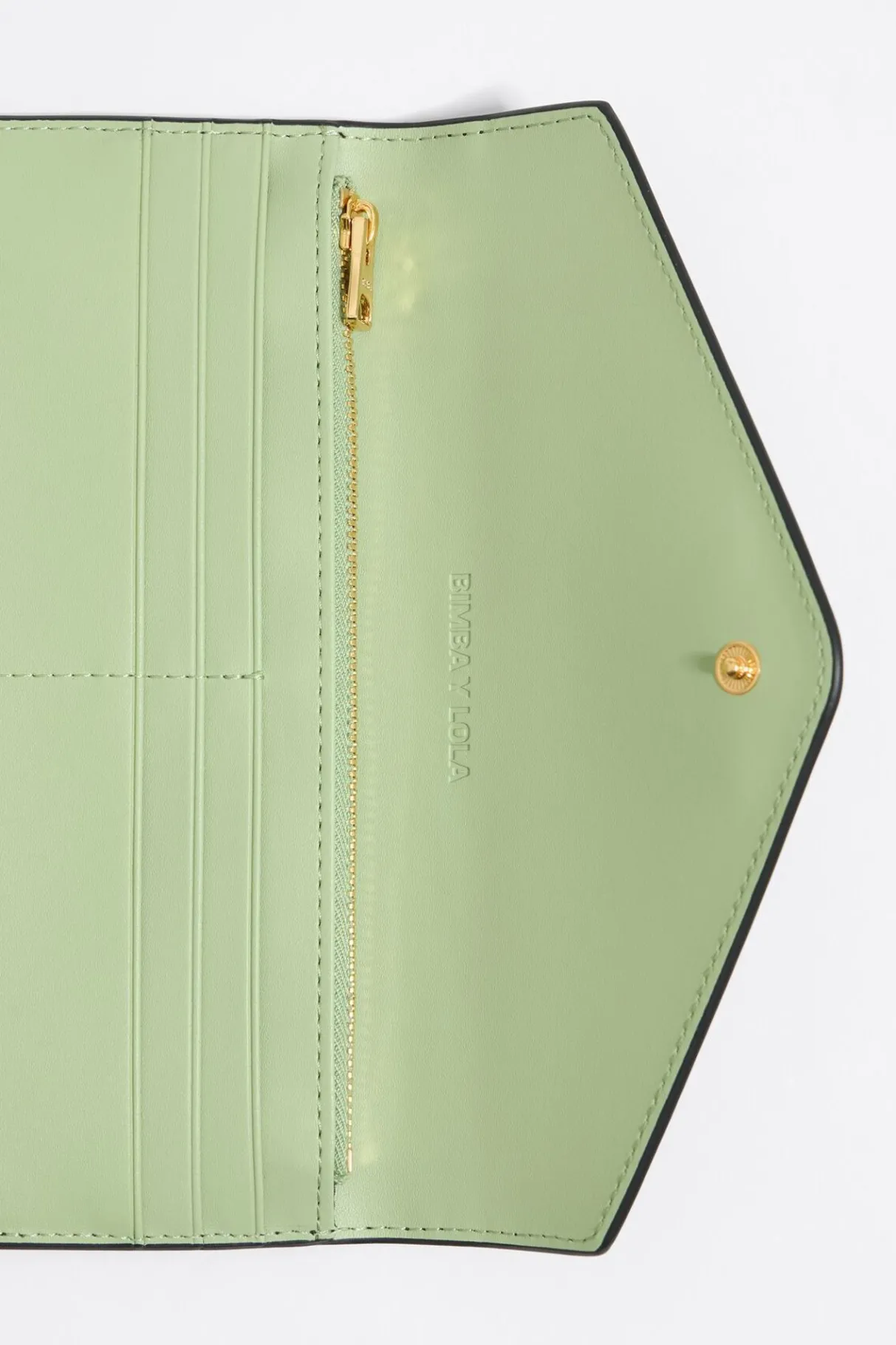 Mujer BIMBA Y LOLA Billeteras<Billetera Continental Grabado Cocodrilo Negra