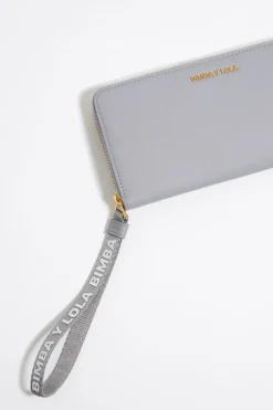 Mujer BIMBA Y LOLA Nylon<Billetera Horizontal Con Cremallera Nylon Lila Empolvado