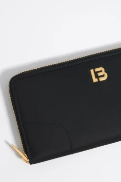 Mujer BIMBA Y LOLA Nylon<Billetera Horizontal Cremallera Nylon Negra