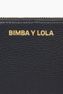 Mujer BIMBA Y LOLA Piel<Billetera Libro Piel Negra
