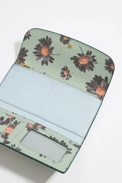 Mujer BIMBA Y LOLA Billeteras<Billetera Solapa Daisy Verde