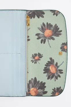 Mujer BIMBA Y LOLA Billeteras<Billetera Solapa Daisy Verde