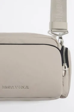 Mujer BIMBA Y LOLA Bolsos Nylon<Bolso Bandolera Mediano Arena