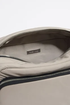 Mujer BIMBA Y LOLA Bolsos Nylon<Bolso Bandolera Mediano Arena