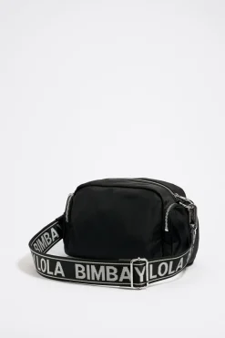 Mujer BIMBA Y LOLA Bolsos Nylon<Bolso Bandolera Mediano Negro
