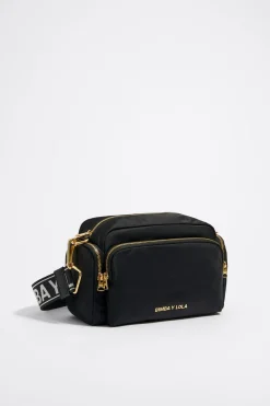 Mujer BIMBA Y LOLA Bolsos Nylon<Bolso Bandolera Mediano Negro