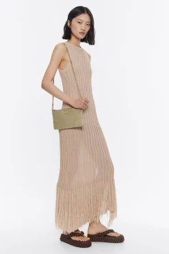 Mujer BIMBA Y LOLA Nylon<Bolso Bandolera Mini Caqui Claro