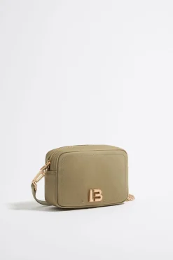 Mujer BIMBA Y LOLA Bolsos Nylon<Bolso Bandolera Mini Nylon Caqui Claro