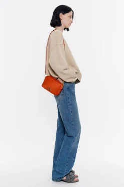 Mujer BIMBA Y LOLA Bolsos Nylon<Bolso Bandolera Mini Nylon Coral