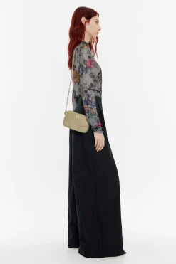 Mujer BIMBA Y LOLA Nylon<Bolso Bandolera Mini Nylon Caqui Claro