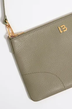 Mujer BIMBA Y LOLA Piel<Bolso Bandolera Mini Piel Topo