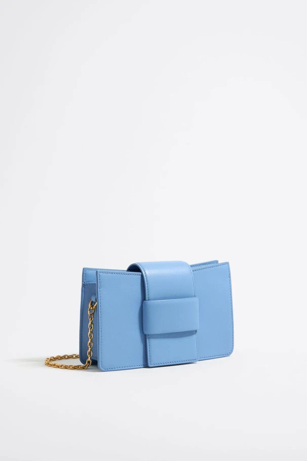Mujer BIMBA Y LOLA Bolsos Piel<Bolso Bandolera Mini Piel Azul