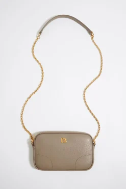 Mujer BIMBA Y LOLA Piel<Bolso Bandolera Mini Piel Topo