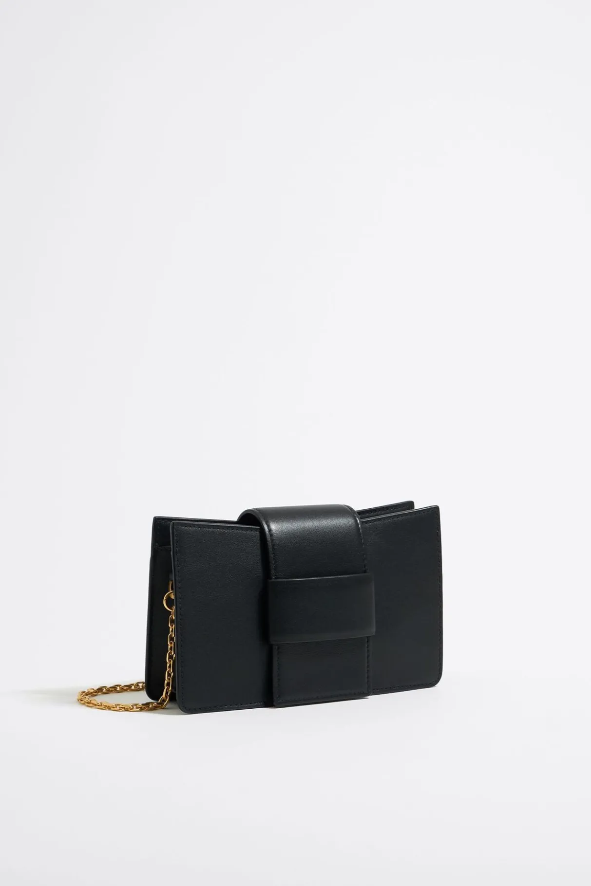 Mujer BIMBA Y LOLA Bolsos Piel<Bolso Bandolera Mini Piel Negro