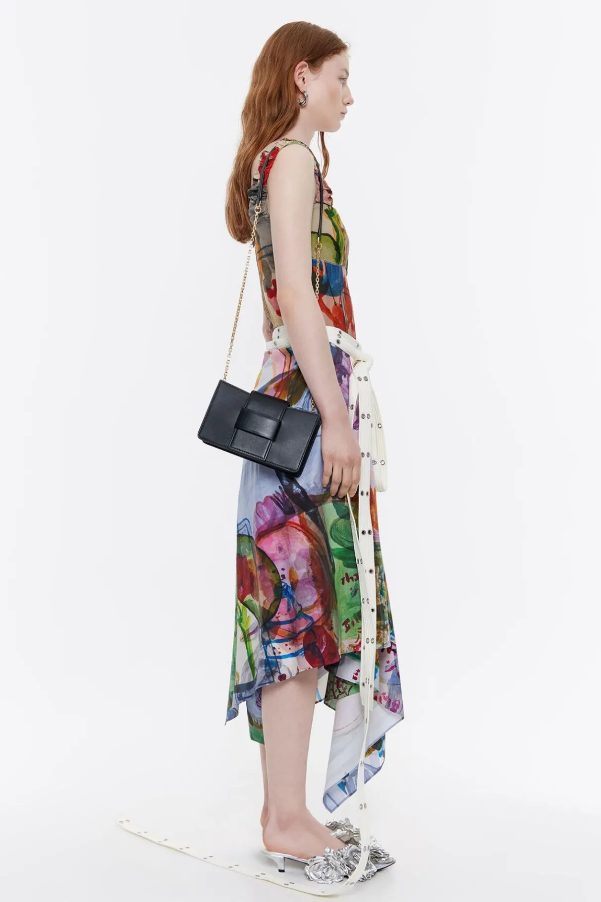 Mujer BIMBA Y LOLA Bolsos Piel<Bolso Bandolera Mini Piel Negro