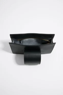 Mujer BIMBA Y LOLA Bolsos Piel<Bolso Bandolera Mini Piel Negro