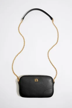 Mujer BIMBA Y LOLA Piel<Bolso Bandolera Mini Piel Negro