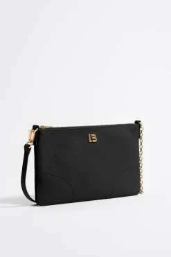 Mujer BIMBA Y LOLA Piel<Bolso Bandolera Mini Piel Negro