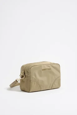 Mujer BIMBA Y LOLA Bolsos Nylon<Bolso Bandolera Pequeno Caqui Claro