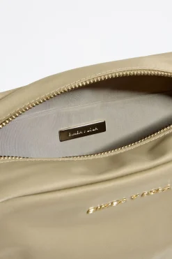 Mujer BIMBA Y LOLA Bolsos Nylon<Bolso Bandolera Pequeno Caqui Claro