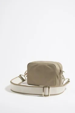 Mujer BIMBA Y LOLA Bolsos Nylon<Bolso Bandolera Pequeno Nylon Caqui Claro