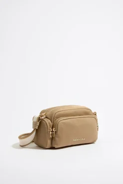 Mujer BIMBA Y LOLA Bolsos Nylon<Bolso Bandolera Pequeno Nylon Tostado