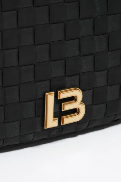 Mujer BIMBA Y LOLA Bolsos Nylon<Bolso Bandolera Pequeno Nylon Trenzado Negro