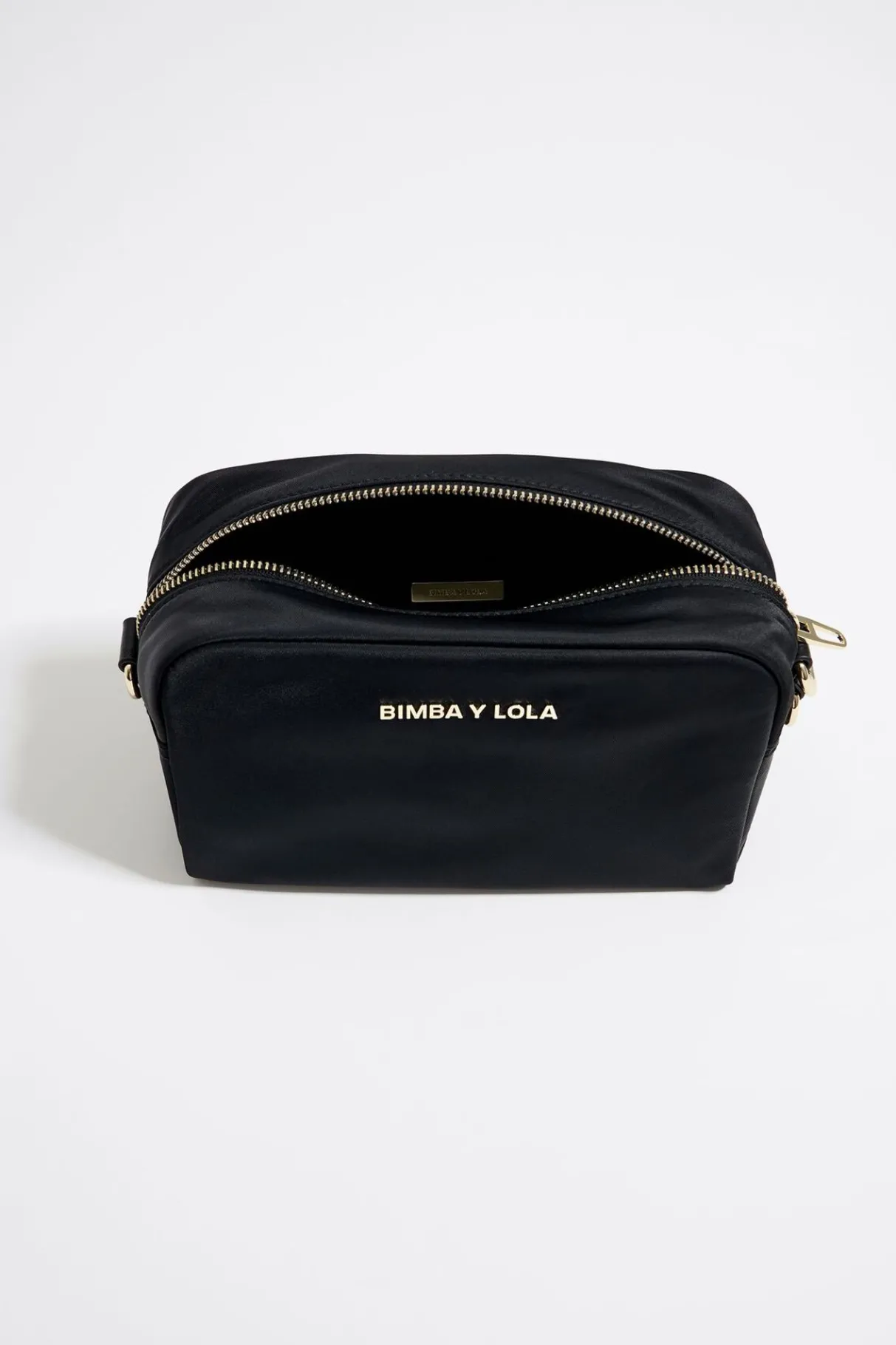 Mujer BIMBA Y LOLA Bolsos Nylon<Bolso Bandolera Pequeno Nylon Negro