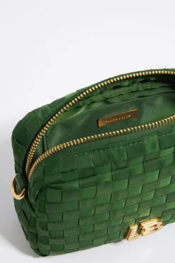 Mujer BIMBA Y LOLA Bolsos Nylon<Bolso Bandolera Pequeno Nylon Trenzado Negro