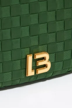 Mujer BIMBA Y LOLA Bolsos Nylon<Bolso Bandolera Pequeno Nylon Trenzado Negro