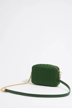 Mujer BIMBA Y LOLA Bolsos Nylon<Bolso Bandolera Pequeno Nylon Trenzado Negro