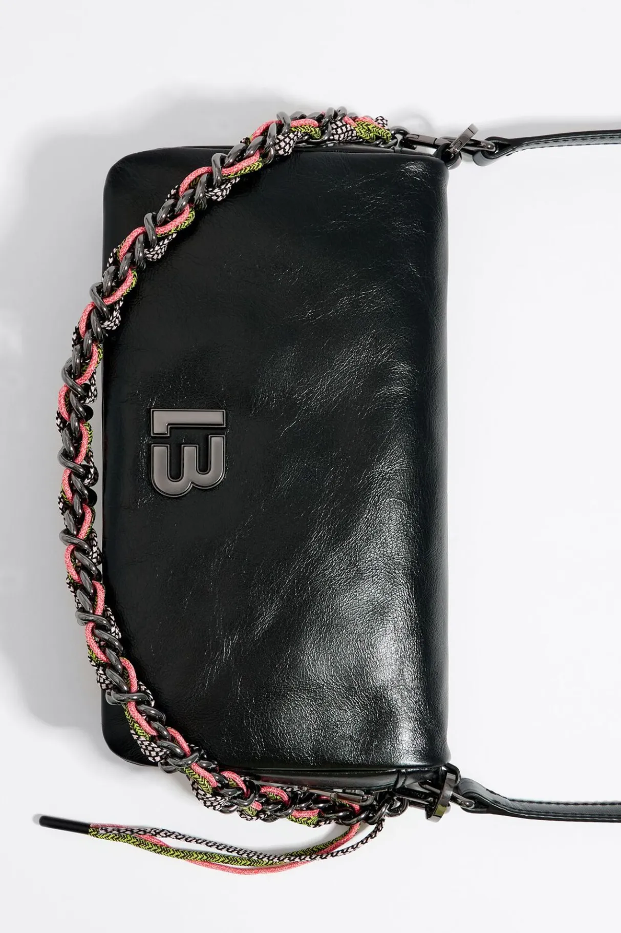 Mujer BIMBA Y LOLA Bolsos Piel<Bolso Bandolera Pequeno Piel Negro