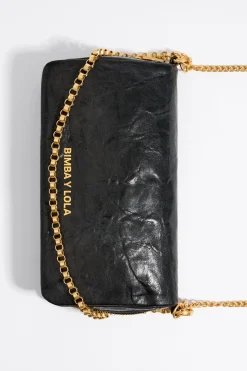 Mujer BIMBA Y LOLA Bolsos Piel<Bolso Bandolera Pequeno Piel Negro