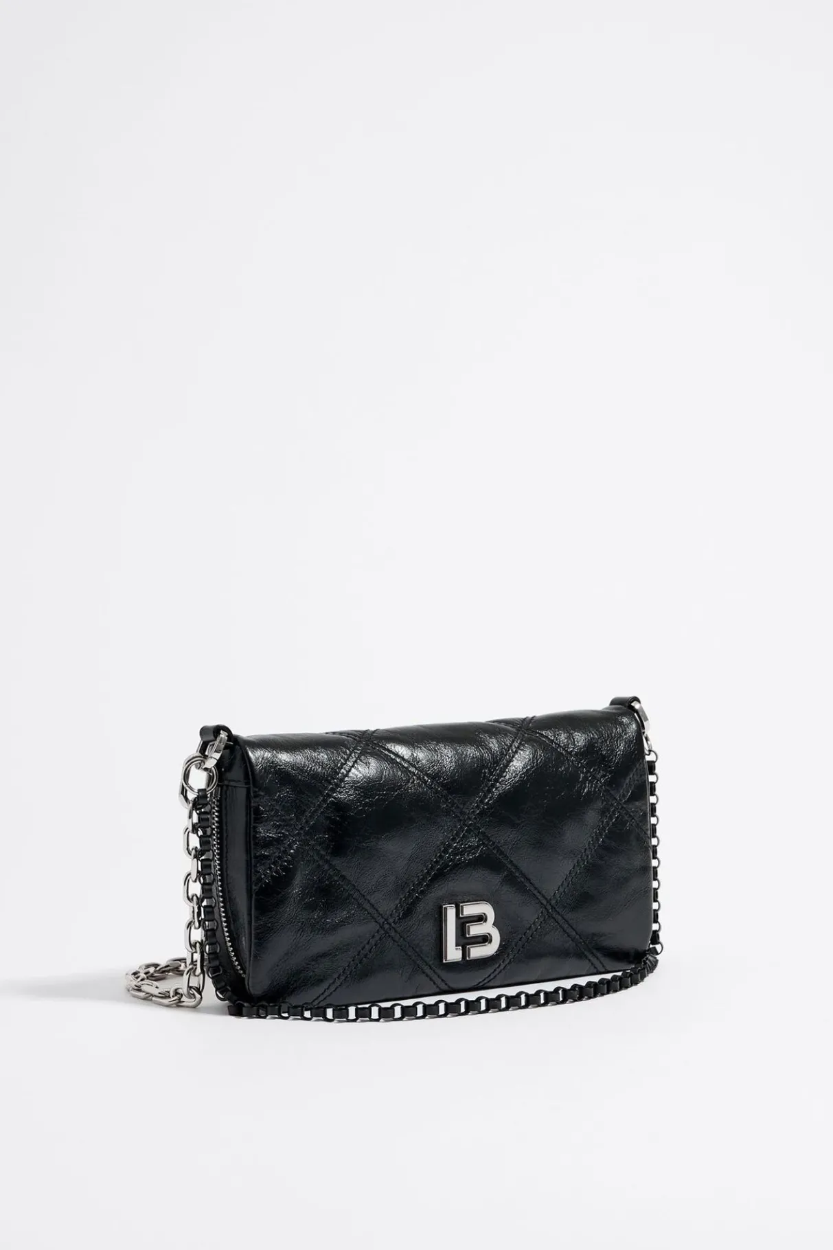 Mujer BIMBA Y LOLA Bolsos Piel<Bolso Bandolera Pequeno Piel Negro