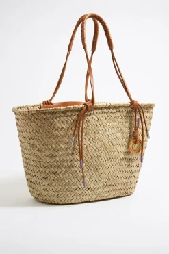 Mujer BIMBA Y LOLA Bolsos De Hombro<Bolso Capazo Maxi Natural