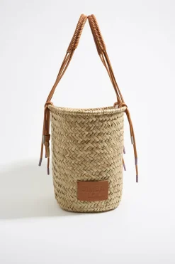 Mujer BIMBA Y LOLA Bolsos De Hombro<Bolso Capazo Maxi Natural