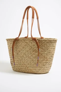 Mujer BIMBA Y LOLA Bolsos De Hombro<Bolso Capazo Maxi Natural