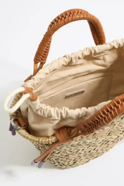 Mujer BIMBA Y LOLA Bolsos Shopper<Bolso Capazo Pequeno Natural