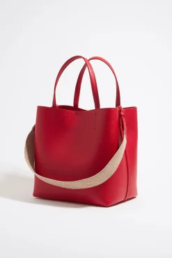 Mujer BIMBA Y LOLA Bolso Chihuahua<Bolso Chihuahua Grande Piel Rojo