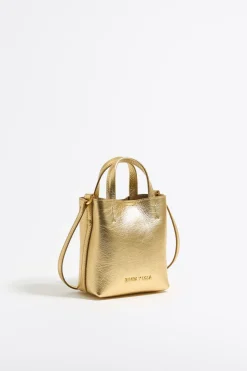 Mujer BIMBA Y LOLA Bolso Chihuahua<Bolso Chihuahua Mini Piel Oro