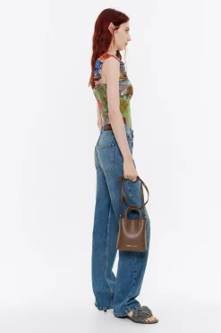 Mujer BIMBA Y LOLA Bolso Chihuahua<Bolso Chihuahua Mini Piel Topo Oscuro