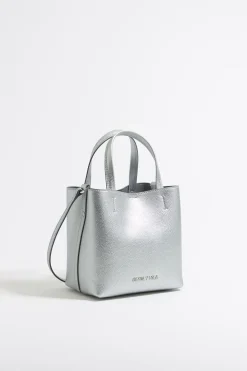 Mujer BIMBA Y LOLA Bolso Chihuahua<Bolso Chihuahua Pequeno Piel Plata