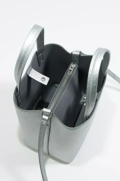 Mujer BIMBA Y LOLA Bolso Chihuahua<Bolso Chihuahua Pequeno Piel Plata