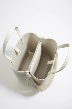 Mujer BIMBA Y LOLA Bolso Chihuahua<Bolso Chihuahua X Ana Leovy Grande Piel Blanco Roto